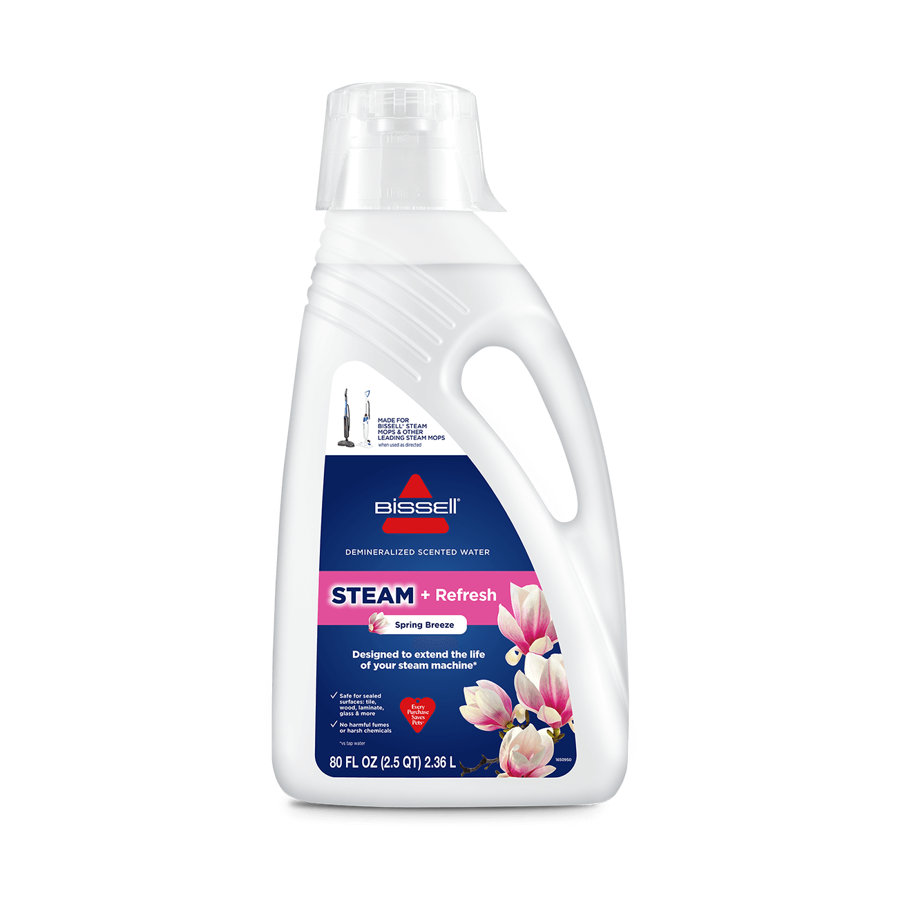 Spring Breeze Demineralized Water for Steam Mops (80 oz.)